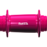 Track rear hub in Pink Anodized